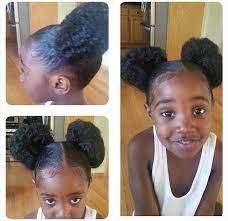 Simple I Do My Daughter S Hair Like This All The Time Very Quick Too Do Also Natural Hair Styles Cute Little Girl Hairstyles Natural Hairstyles For Kids
