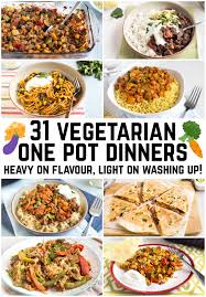 31 Vegetarian One Pot Dinners Best Vegetarian Recipes Vegetarian Recipes Dinner One Pot Dinners