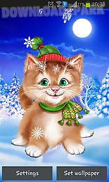 #winterbilder hintergrund #winterbilder hintergrund #winterbilder hintergrund. Winter Cat Android Live Wallpaper Free Download In Apk