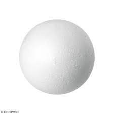 Activité boule de noel polystyrene, source : Boule Polystyrene 5 5 Cm Boules Polystyrene Creavea