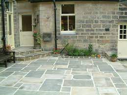 Just have to say 10 out of 10. Reclaimed Yorkshire Stone Patio Olive Garden Design And Landscaping Patio Stones Stone Patio Designs Patio Garden