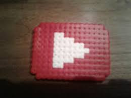 youtube logo strijkkralen perler bead patterns bead crafts beading patterns