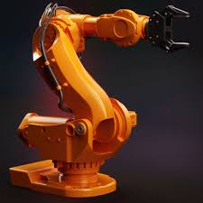 Abb Irb 7600 Industrial Robot 3d Model Industrial Robots Industrial Robotic Arm Robot Arm