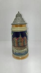 Vintage Heidelberg Schloss West German Lidded Stein 2 Beitanz Etsy Beer Steins Vintage Beer Steins