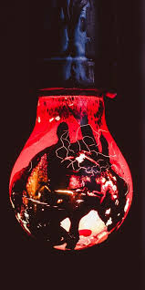 Red Portrait Light Bulb 1080x2160 Wallpaper Red Light Bulbs Bulb Light Bulb
