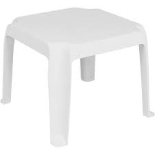 Red Barrel Studio Snake River Plastic Side Table Wayfair Square Side Table White Side Tables Patio Side Table