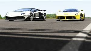 Ferrari Laferrari Vs Lamborghini Aventador Svj 63 At Bridgehampton Em 2020