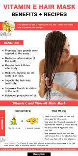 Vitamin E Hair Mask Benefits Hair Mask Recipes Vitamin E Hair Hair Vitamins Hair Loss Remedies
