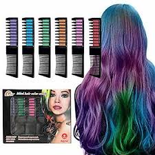 Turn your tint brush on its side for a finer application. Hair Chalk Combs Temporary Hair Dye Hair Colour Brush For Adults Kids Eur 15 48 Picclick Fr