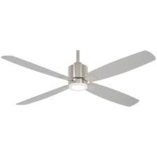 Ceiling fans with lights provide a central light source for your interior space, while moving air to get that cooling affect you enjoy from your existing fan. 56 Stylish Ceiling Fan Brushed Nickel White Glass Led Light Kit Remote Control Ceiling Fans Lamps Lighting Ceiling Fans