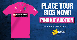 Cancer council welcomes in winter as local uv levels drop. Charity Auction Player Worn Pink Kits Central Coast Mariners