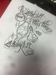 Potions Tattoo Inspiration Potions Tattoo Inspiration Harrypottertatto Inspiration Meaningful Potion Tattoo Harry Potter Tattoos Harry Potter Drawings