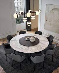 voici la salle a manger contemporaine en 62 photos round dining room contemporary dining room chair round dining room sets