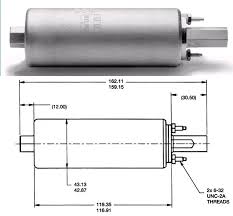 Walbro Gsl Series Inline Fuel Pumps Universal