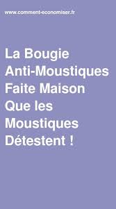 Marre Des Moustiques Quand Vous Mangez C Est Vrai Que Ce N Est Pas Agr Eacute Able Surtout Quand On Est Dehors Mais P En 2020 Anti Moustique Moustique Fait Maison