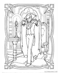 Colouring page hotel transylvania color pages. Vampire Coloring Pages Dracula Coloring4free Coloring4free Com