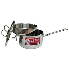 Read the success stories to learn more. Zebra Camping Pot Stainless Steel Pan Set 14cm