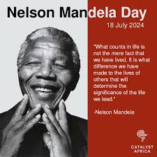 On Mandela Day, we honour his legacy...