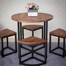 Cafeteria Table And Stools Nice And Compact Seating Arrangement Cafeteria Cafefurniture Cafetable Cafec Cafe Furniture Circular Dining Table Cafe Tables