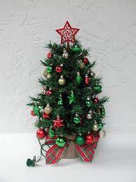 Miniature Christmas Tree Fully Decorated Tree 50 Color Etsy Miniature Christmas Miniature Christmas Trees Small Christmas Trees Decorated
