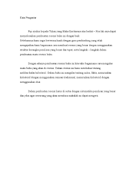 Contoh kata pengantar novel fiksi. Kata Pengantar Non Fiksi