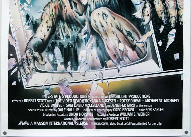 The Video Dead / one sheet / USA