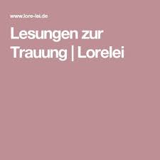 Lesungen Zur Trauung Lorelei Goldene Hochzeit Djane Und Munster