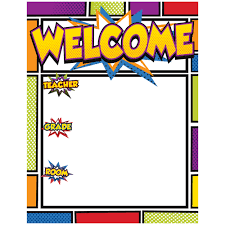 details about super power welcome chart carson dellosa cd 114205