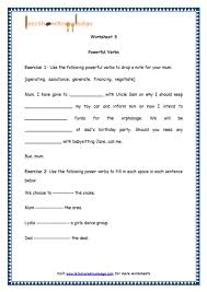 Using online english worksheets is a great way for kids to improve their vocabulary, reading and spelling, communication, and language skills. Grade 4 English Resources Printable Worksheets Topic Powerful Verbs Lets Share Knowledge