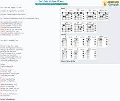 Chord Can T Take My Eyes Off You Engelbert Humperdinck Tab Song Lyric Sheet Guitar Ukulele Chords Vip