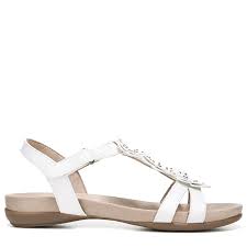 Soul Naturalizer Womens Alivia Medium Wide Sandals White