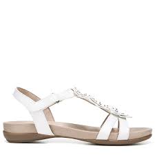 Soul Naturalizer Womens Alivia Medium Wide Sandals White