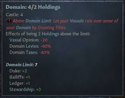 Ck3 Last I Checked I Had A Domain Limit Of 7 Now It S 2 Please Explain This Crusaderkings