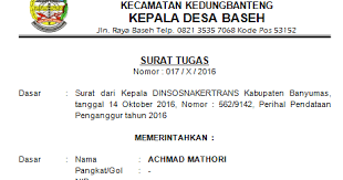 Nah jika anda membutuhkan referensi menulis surat penugasan dari kepala sekolah / kepala dinas ini, bisa didownload di bagian akhir tulisan ini. Contoh Surat Tugas