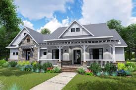 Farmhouse floor plans (or farmhouse style house plans) may feature such a porch as an extension of the interior home. Country House Plans Architectural Designs