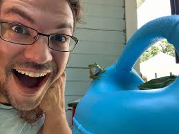 Hey Fred it stopped raining, help me raid the bird feeders”