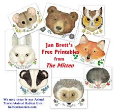Activities Based On Jan Brett S Book The Mitten Plus Other Activity Ideas About The Forest Biome Prek K Mitten Mittens Free Preschool Printables