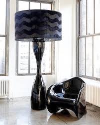 Oversized Jet Floor Lamp Measures Over 6ft Tall With A 4ft Velvet Shade Available In Jet Black Or Pearl Living Room Style Beautiful Living Rooms Home Decor