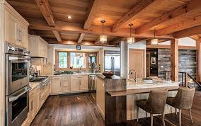 Open concept post and beam house plans. A Smart Open Concept Timber Frame Kitchen Layout Features A Balance Between Storage Function And Timber Frame Kitchen Rustic Kitchen Design Log Home Kitchens