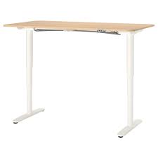 Ich möchte nicht mehr als 120 euro ausgeben und der tisch soll nicht schnell. Ikea Bekant Schreibtisch Sitz Steh Eichenfurnier Weiss Lasiert Weiss Moebel Suchmaschine Ladendirekt De