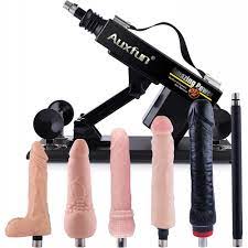 Fucking Machine for Female with 3XLR Connector Attachments Silicone Dildos