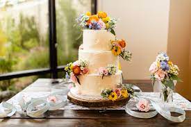 Wildflower Wedding Cake Southern Wedding Cakes Wedding Cakes With Flowers Wildflower Wedding