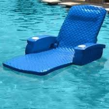 Pool Super Soft Adjustable Pool Recliner In Bahama Blue Sponsored Ad Soft Super Pool Pool Lounge Float Backyard Pool Designs Pool Chairs
