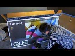 samsung q80t 2020 qled tv unboxing picture settings youtube future technology gadgets samsung unboxing