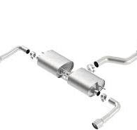 BORLA 140682 Cat-Back Performance Exhaust System for 2014-2020 Audi Quattro  4 Cyl. T-304 Stainless Steel S-Type Sound Dual Split Rear Exit 3.5" Round  ...