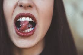 Oral Tongue Piercings Can Causes Dental Problems