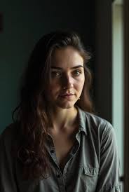 person with sad face