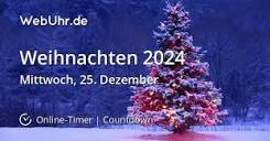 Wann ist Weihnachten 2024 | Countdown-Timer | WebUhr.de