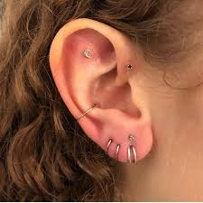 1 2 3 or 4 love these minimal looks kanpatha piercings piercing pierced piercinggi eyebrow piercing minimal look piercing