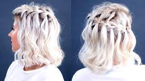 Learn How To Braid Your Own Hair With These Step By Step French Dutch Fishtail Halo Braids For Short Hair Short Hair Tutorial Braided Hairstyles Tutorials